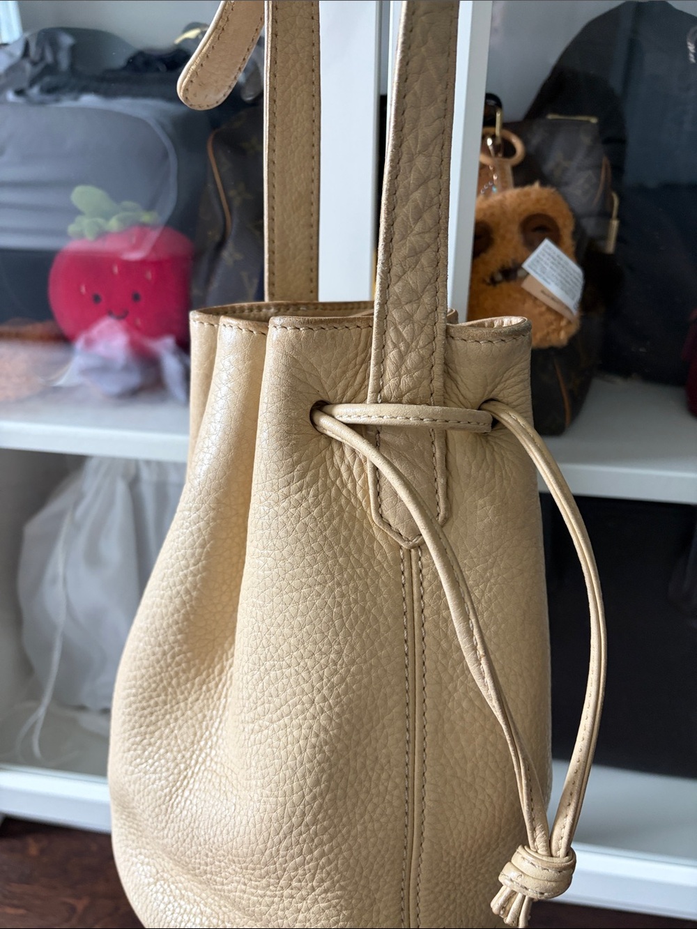 Vintage Coach Sonoma Drawstring Bucket Bag No 4905 Tan - Picture 3 of 10